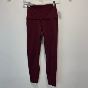 90 Degree By Reflex Kids Burgundy Leggings